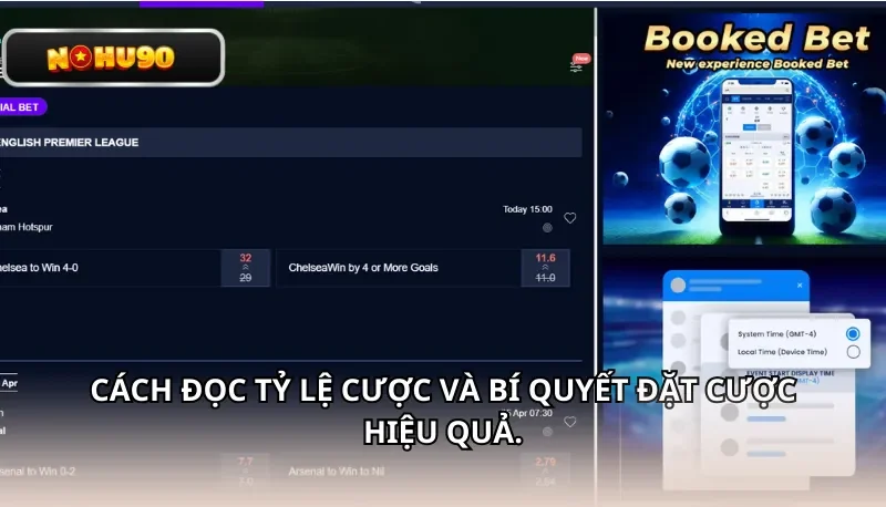 Cách đọc tỷ lệ cược và bí quyết đặt cược hiệu quả.
