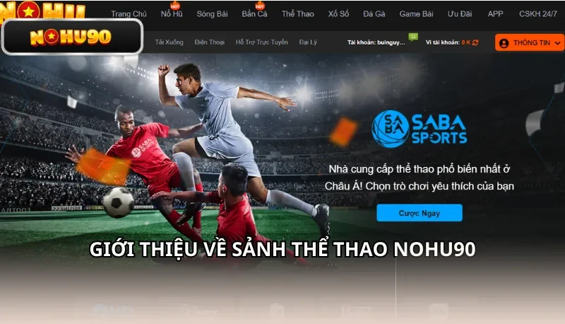 Giới thiệu về sảnh thể thao Nohu90